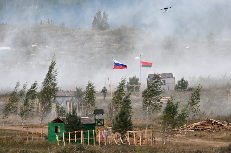 Belarus, Russia conduct joint military drills amid NATO tensions | Russia-Ukraine war News | Al Jazeera