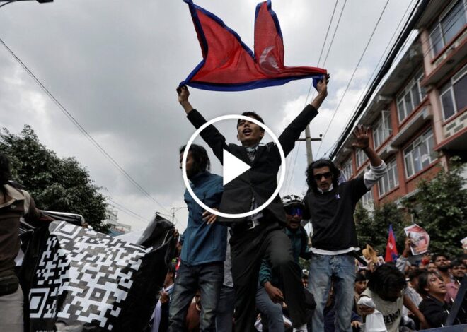 Nepalese Protesters Briefly Storm Parliament Over Social Media Ban