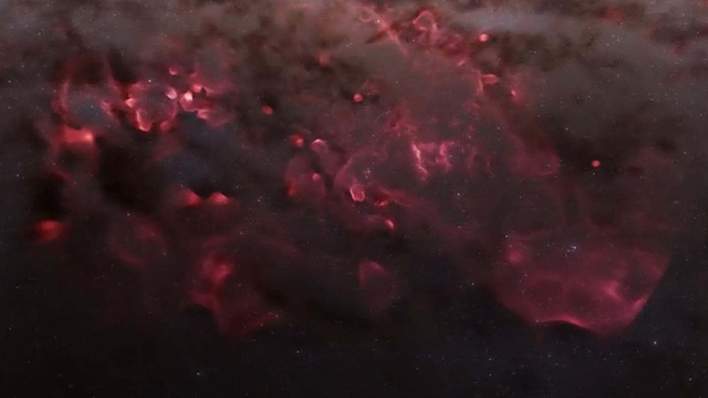 Explore a 3D Visualization of Stellar Nurseries Derived from Gaia Telescope Data