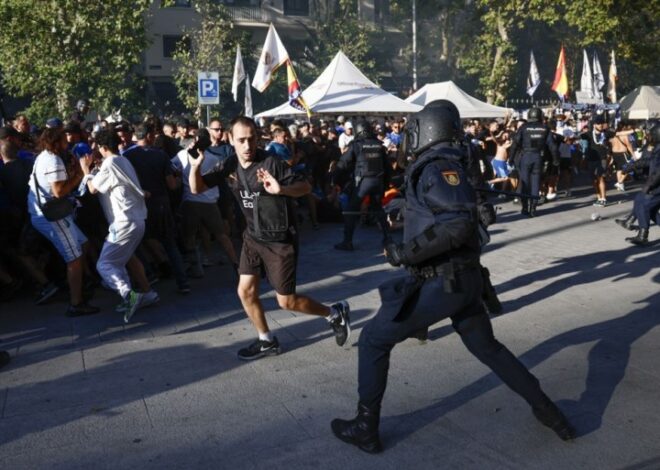 Police clash with French fans, while Palestine flag banned at Real Madrid | Football News | Al Jazeera