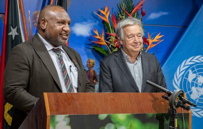 UN chief hails ‘remarkable example’ of Papua New Guinea as he concludes historic trip