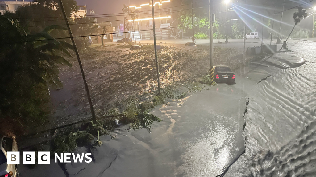 Taiwan Lake Floods as Strongest Storm of the Year Approaches China