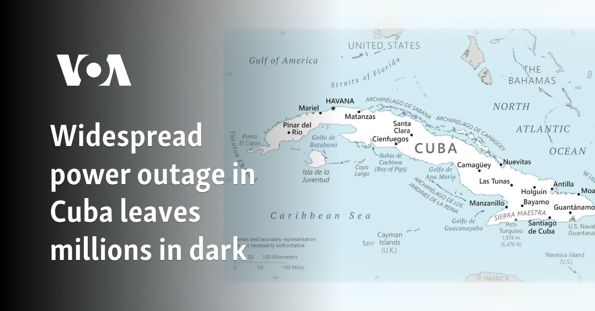 Massive Power Outage in Cuba Leaves Millions Without Electricity