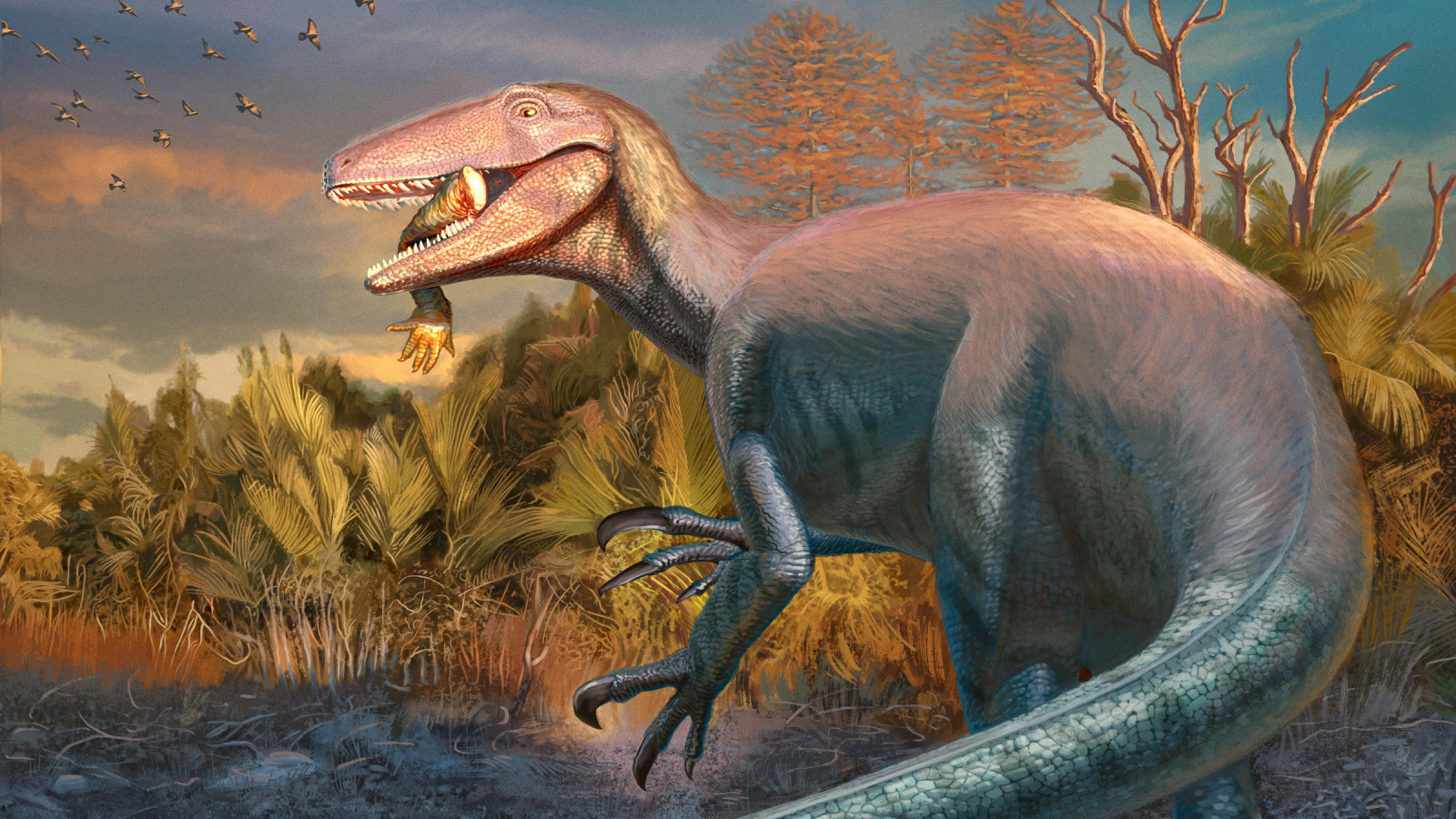 Massive Dinosaur Discovered in Argentina: Uncovered with Crocodile Leg Still in its Jaws and ‘Claws Like Hedge Trimmers’