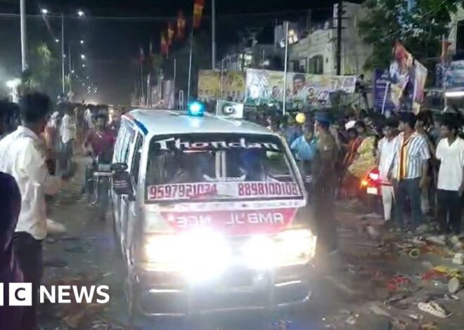 Over 30 Killed in Tamil Nadu Political Event