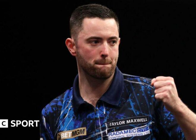 Czech Darts Open: Luke Humphries defends PDC European Tour title with 8-5 win over Josh Rock in Prague