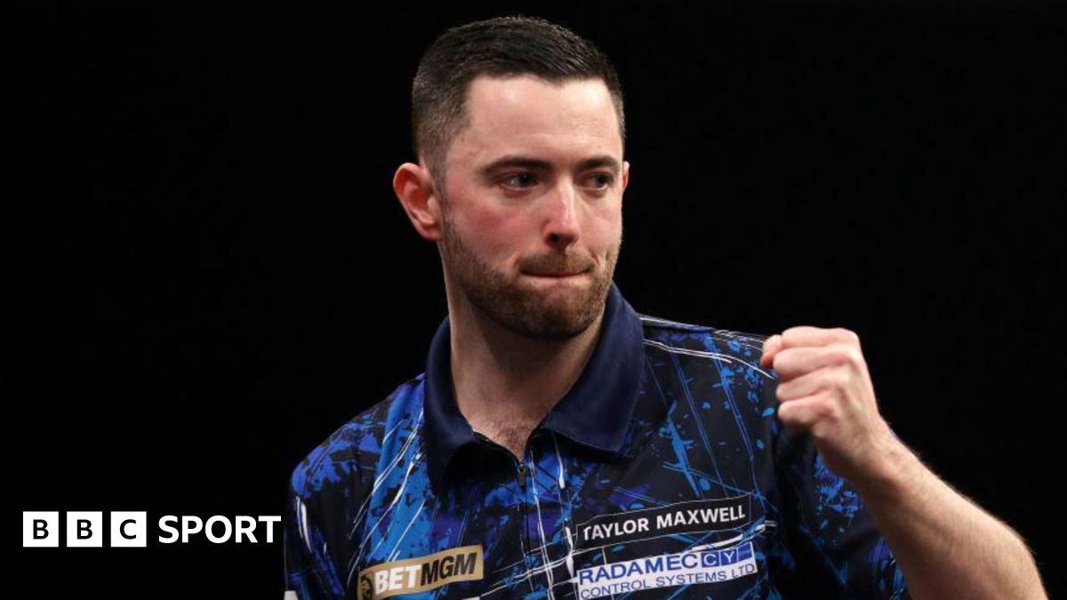 Czech Darts Open: Luke Humphries defends PDC European Tour title with 8-5 win over Josh Rock in Prague