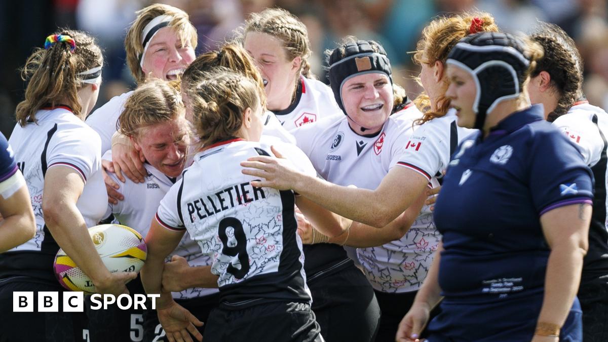 Women’s Rugby World Cup 2025: Scotland on course for England tie after Canada loss