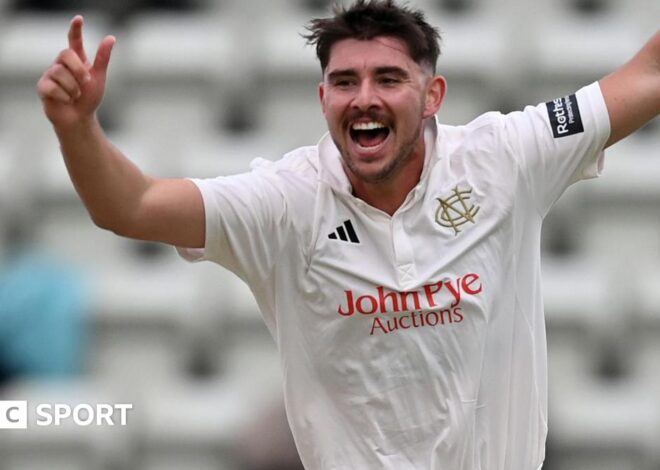 County Championship: Josh Tongue helps Notts take control at New Road