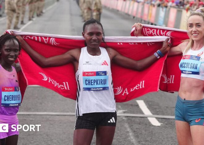 Great North Run: Eilish McColgan third as Sheila Chepkirui wins women’s race