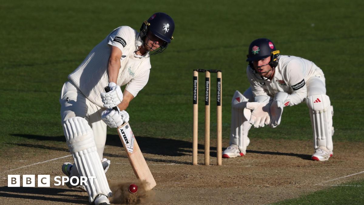 County Championship: Late runs put Kent in charge over Lancashire