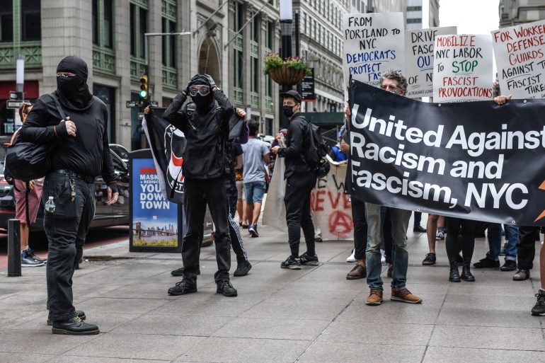What is antifa; what does Trump’s ‘major terrorist’ label mean? | Conflict News | Al Jazeera