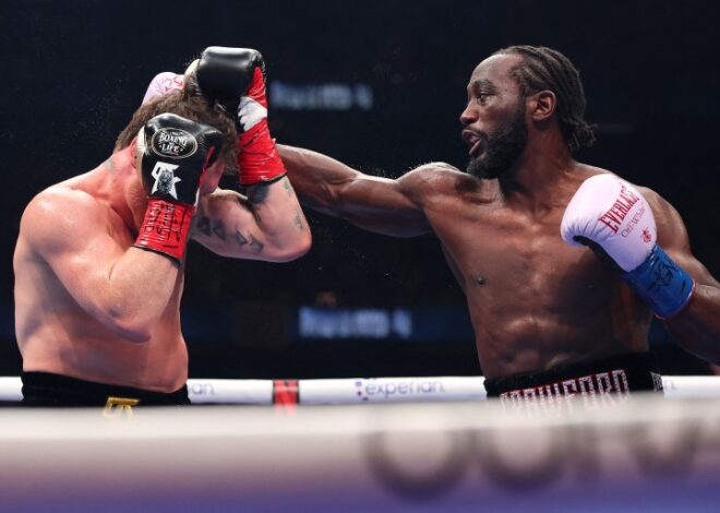 Crawford beats Alvarez to win boxing’s undisputed super middleweight title | Boxing News | Al Jazeera