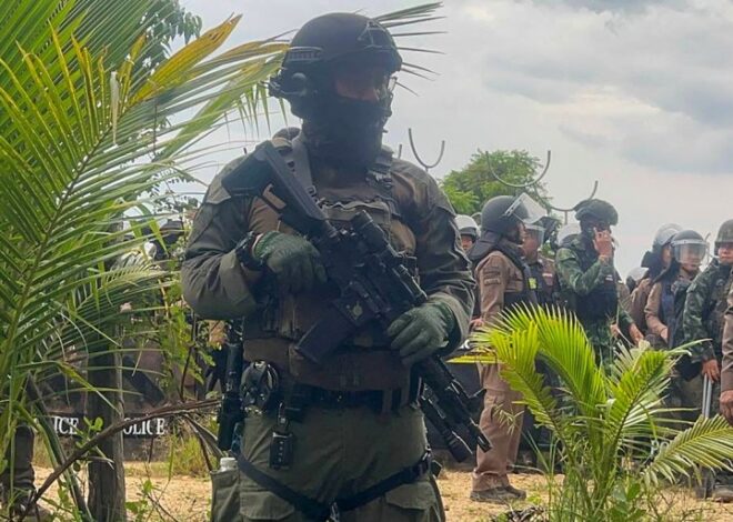 Thai forces fire rubber bullets, tear gas in clash with Cambodian villagers | Military News | Al Jazeera