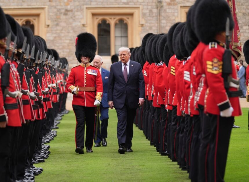 King Charles greets Trump with royal pageantry in UK’s Windsor Castle | Donald Trump News | Al Jazeera