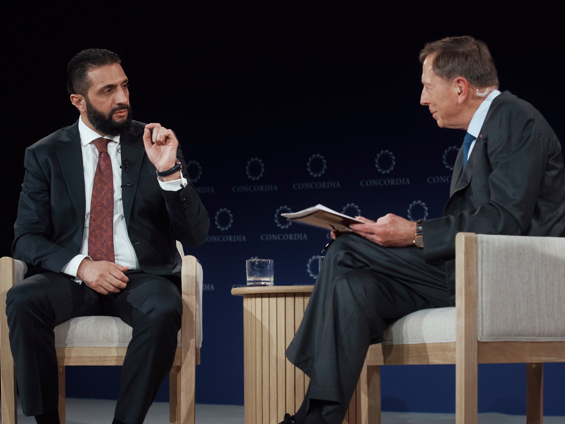 Syrian President al-Sharaa Meets US General Who Arrested Him