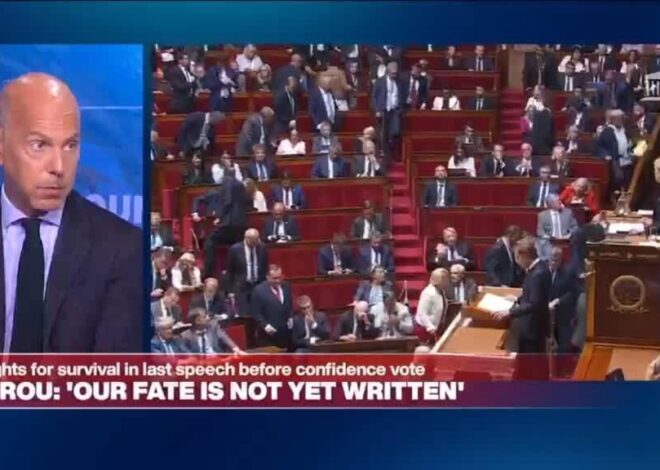 Bayrou offers 'doom and gloom' in final speech before confidence vote