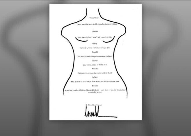 Trump's alleged birthday note to Epstein released by House panel