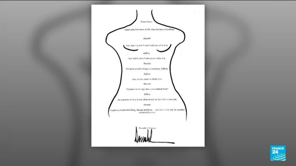 Trump's alleged birthday note to Epstein released by House panel