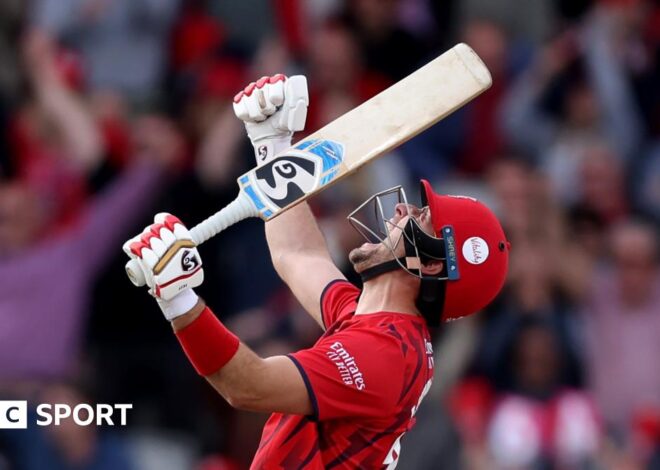 T20 Blast: Liam Livingstone seals Lancashire victory over Kent
