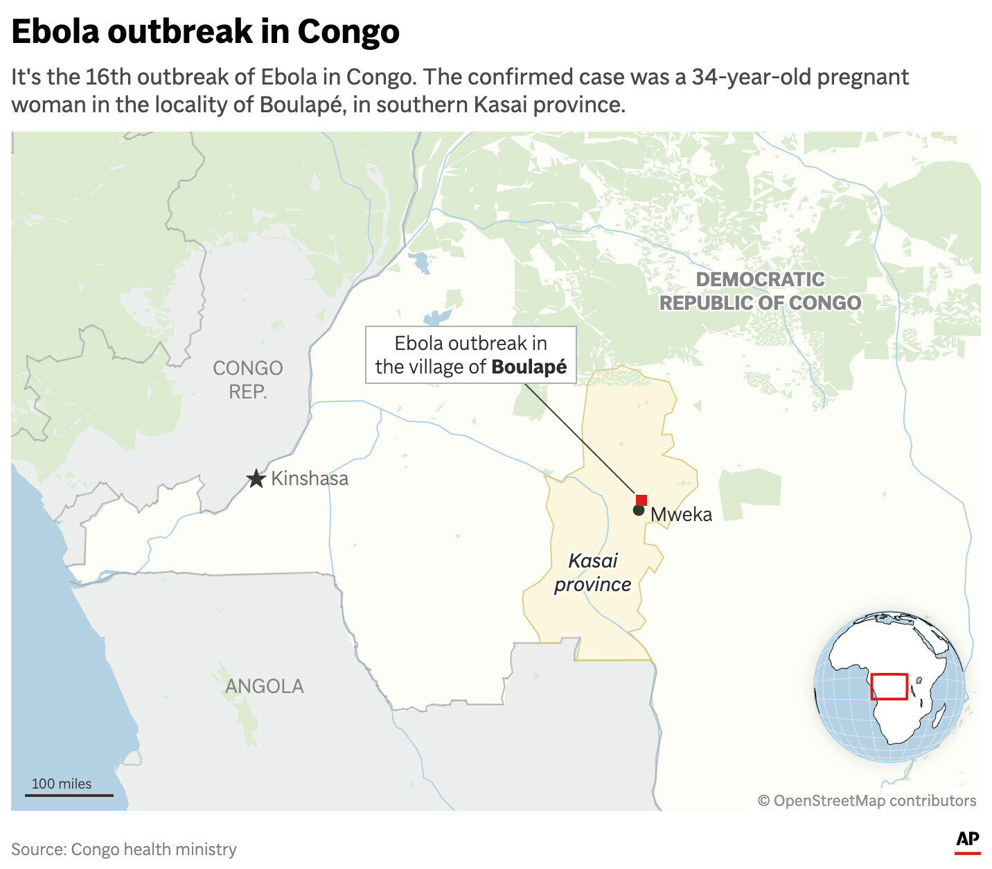 Ebola vaccine reaches epicenter of Congo outbreak as officials race to contain spread