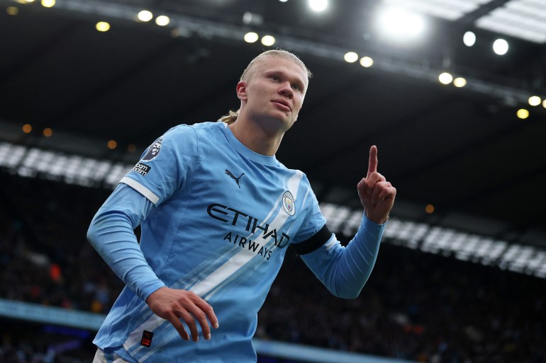 Haaland runs rampant as Man City beat Man United 3-0 in Premier League | Football News | Al Jazeera