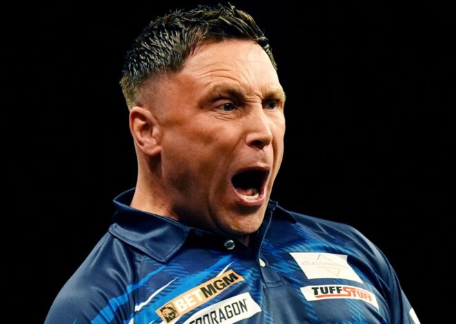Gerwyn Price battles to Players Championship 26 title with victory over Gian van Veen in Halle 39 final | Darts News
